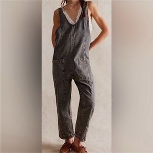 We The Free People High Roller Jumpsuit Overalls Small Short SP